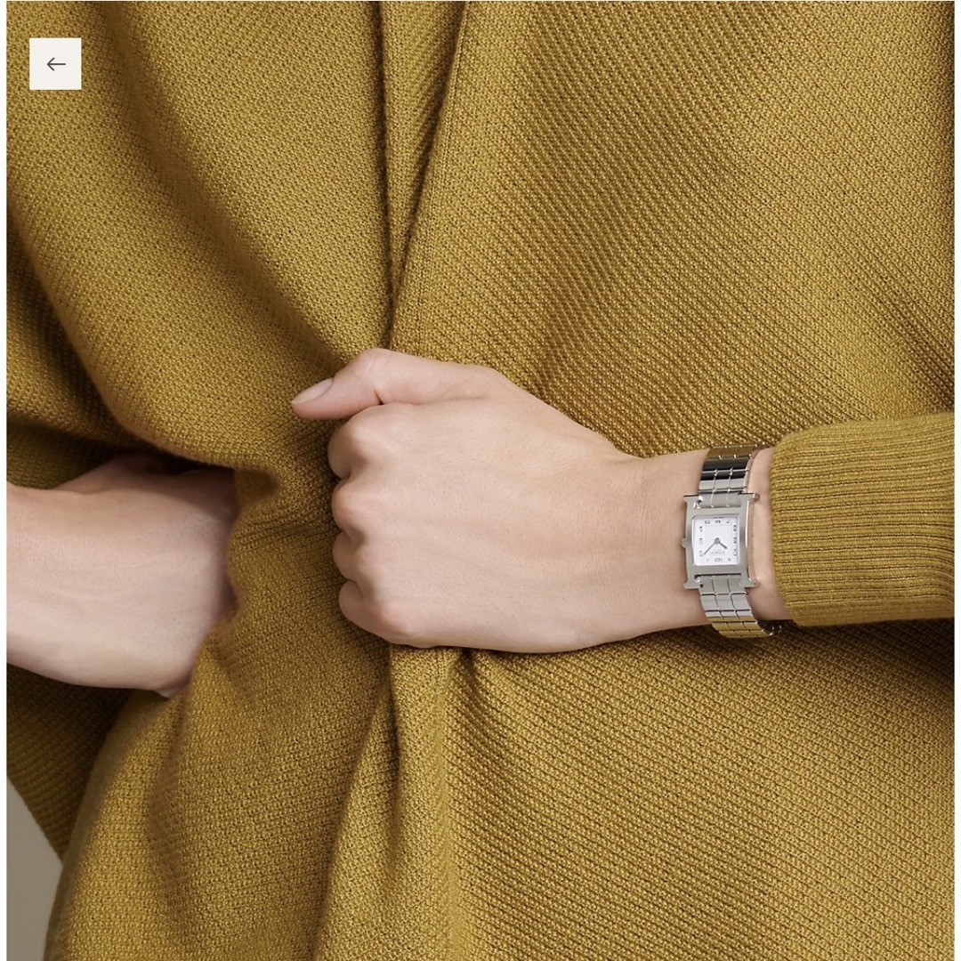 Hermes(エルメス)の新品　エルメス 腕時計 《Hウォッチ》 スモール25mm レディースのファッション小物(腕時計)の商品写真