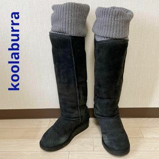 クーラブラ(Koolaburra)のkoolaburra ニーハイ ムートンブーツ 24〜24.5cm(ブーツ)