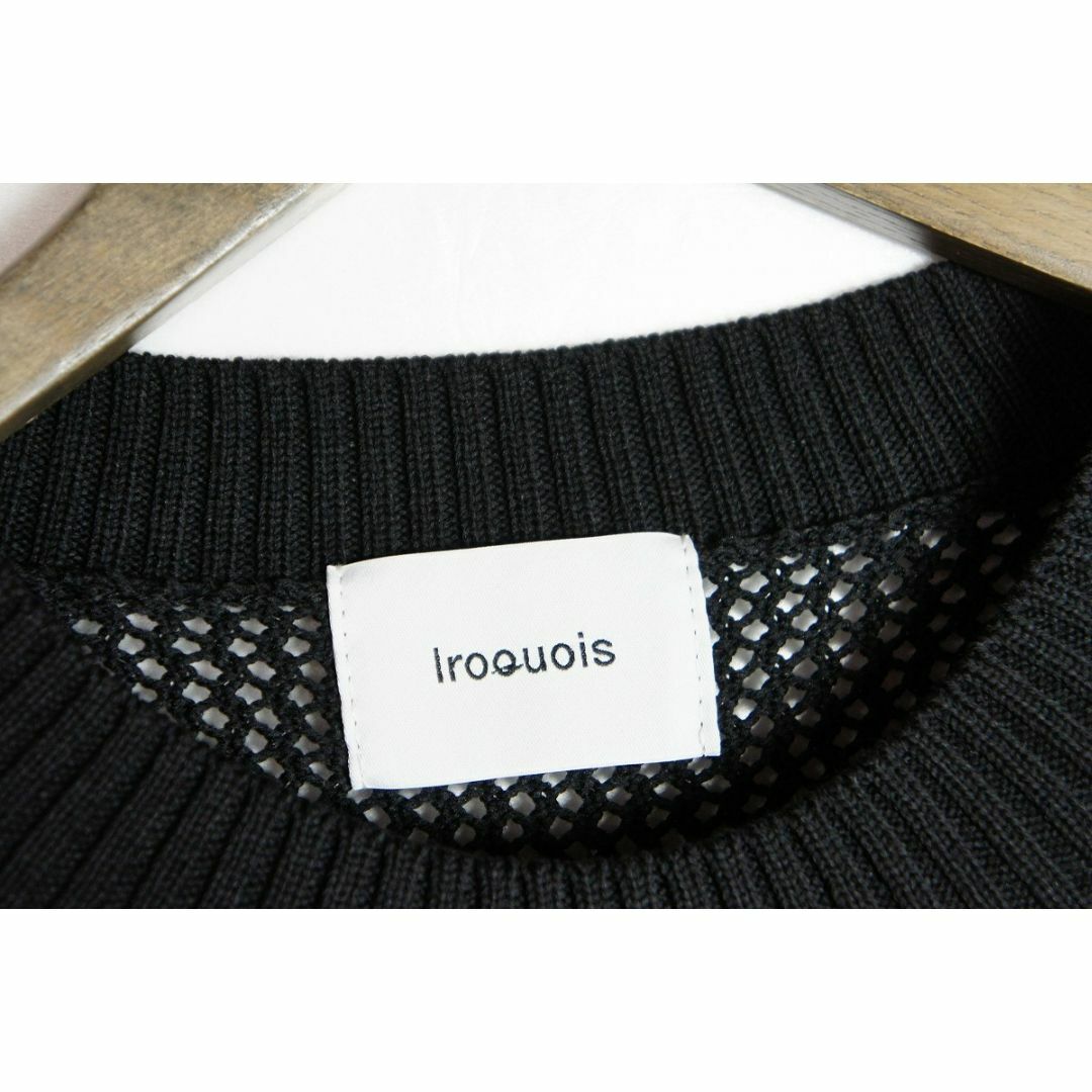 Iroquois(イロコイ)の23SS IROQUOISイロコイ メッシュ ニット ベスト 824N■K2 メンズのトップス(ベスト)の商品写真