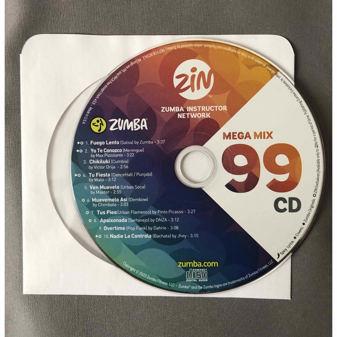 Zumba - zumba megamix 99 CD ズンバ メガミックスの通販 by らいみ's ...