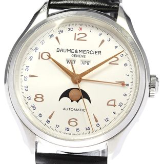 ボームエメルシエ(BAUME&MERCIER)のボーム＆メルシェ Baume & Mercier M0A10213/65718 クリフトン ムーンフェイズ トリプルカレンダー 自動巻き メンズ _794605(腕時計(アナログ))