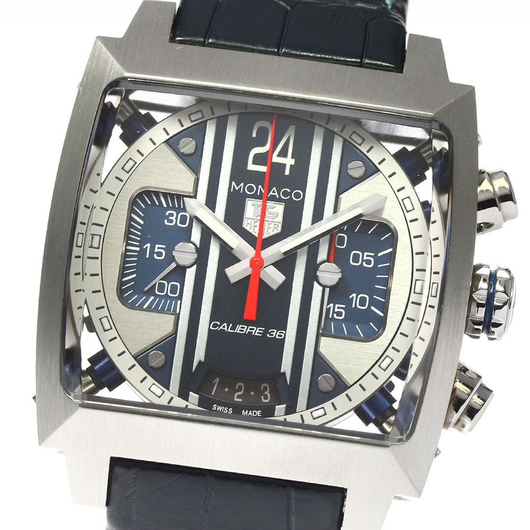 TAG Heuer(タグホイヤー)のタグホイヤー TAG HEUER CAL5111 モナコ24 クロノグラフ キャリバー36 自動巻き メンズ _799047 メンズの時計(腕時計(アナログ))の商品写真