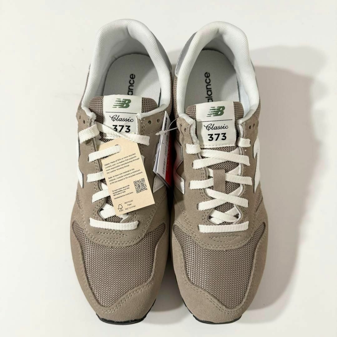 New Balance(ニューバランス)の【新品】 ニューバランス ML373 QB2 D スニーカー ベージュ 27cm メンズの靴/シューズ(スニーカー)の商品写真