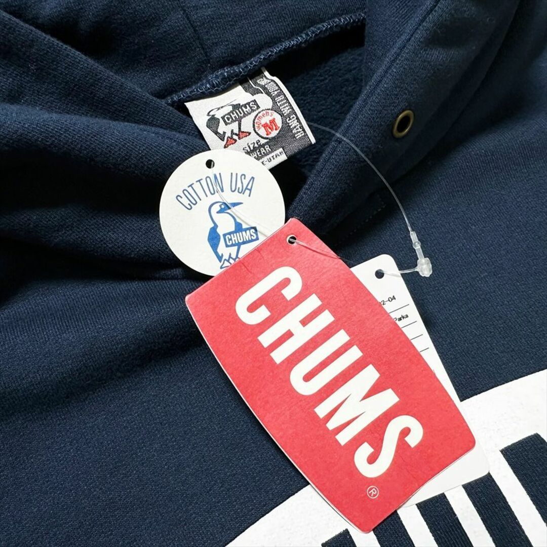 CHUMS(チャムス)の【CHUMS】チャムス ビックロゴ ブービーバード パーカー タグ付未使用 レディースのトップス(パーカー)の商品写真