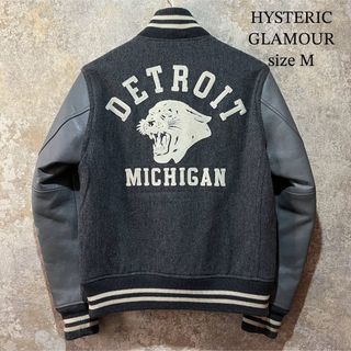 ヒステリックグラマー(HYSTERIC GLAMOUR)のHYSTERIC GLAMOUR ヒステリックグラマー 袖レザー スタジャン(スタジャン)