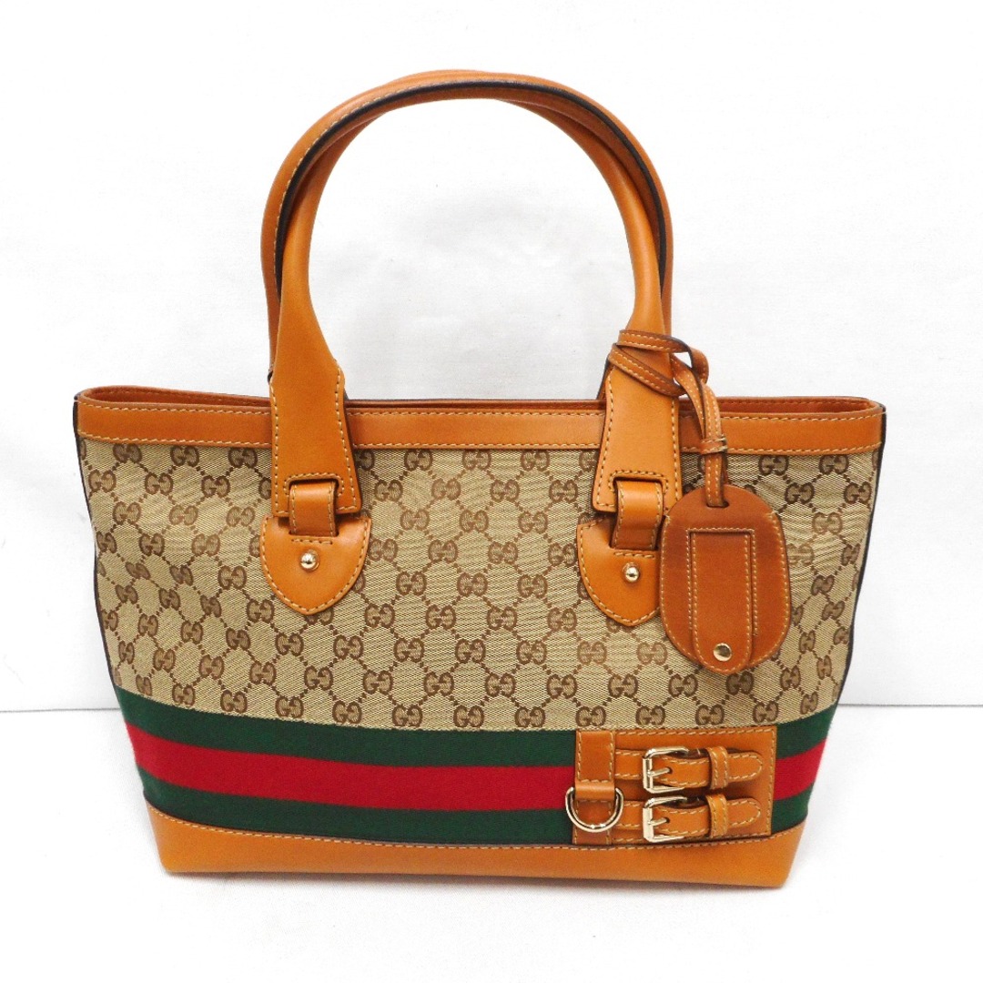 Gucci - グッチ トートバッグ シェリーライン GGキャンバス 257085