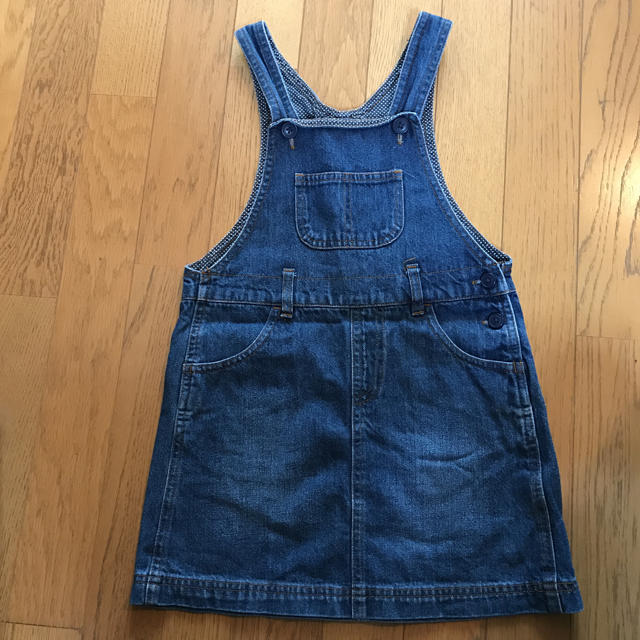 UNIQLO(ユニクロ)のkids デニムスカート キッズ/ベビー/マタニティのキッズ服女の子用(90cm~)(スカート)の商品写真