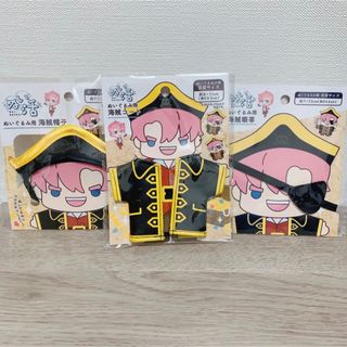 *【未使用新品】ぬい活　海賊　帽子　コート　眼帯　3種セット*(人形)