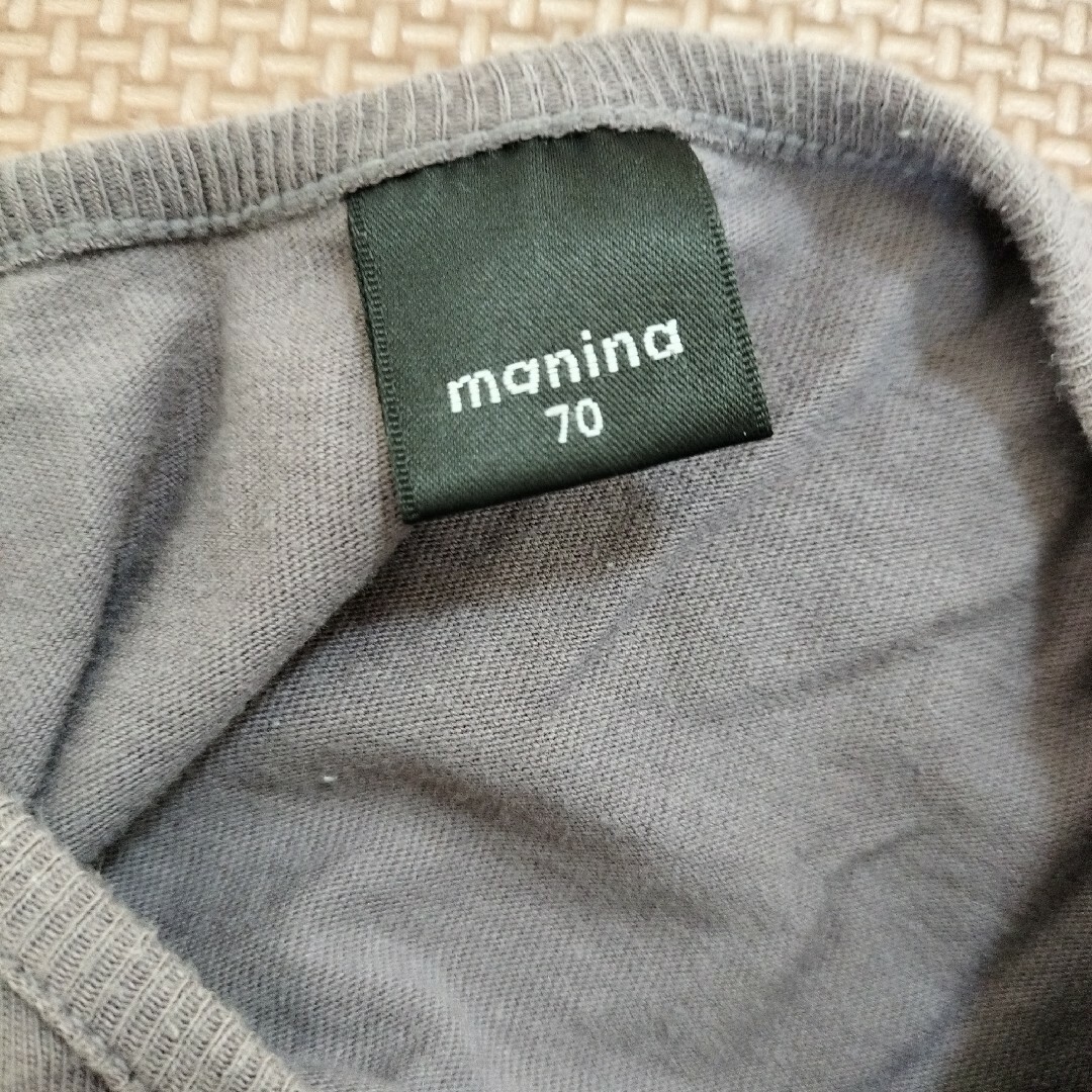 maninロンパース70 キッズ/ベビー/マタニティのベビー服(~85cm)(ロンパース)の商品写真