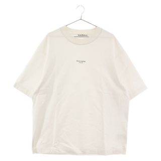 アクネストゥディオズ(Acne Studios)のAcne Studios アクネ ストゥディオズ REVERSE LOGO TEE リバースロゴプリント半袖Tシャツ FN-MN-TSHI000138 ホワイト(Tシャツ/カットソー(半袖/袖なし))