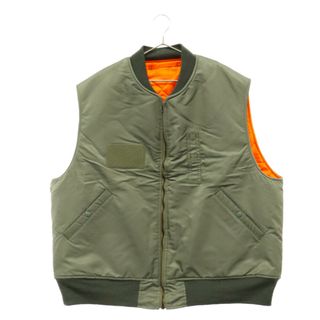 UNUSED アンユーズド 20AW×buzz rickson's Nylon Vest US1814 バズリクソン ナイロンベスト カーキ