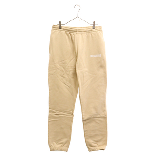 JACQUEMUS ジャックムス LE JOGGING JACQUEUS GKS-52080-B ロゴプリント スウェットパンツ ジョギングパンツ ベージュ(その他)