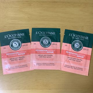 ロクシタン(L'OCCITANE)のロクシタン　ファイブハーブスRヘアセラムミルク　試供品3枚(トリートメント)