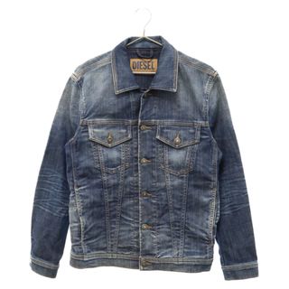 ディーゼル(DIESEL)のDIESEL ディーゼル デニムトラッカージャケット インディゴ(Gジャン/デニムジャケット)