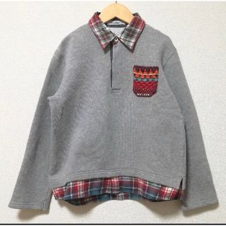 ファミリア　男の子　140㎝　重ね着風トレーナー(Tシャツ/カットソー)