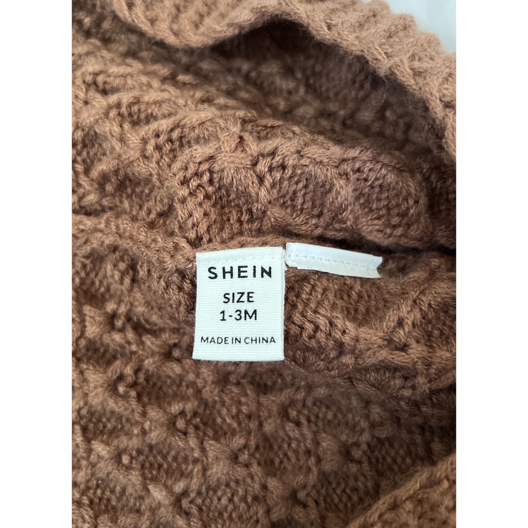 SHEIN(シーイン)のSHEIN ベビー服 ロンパース カバーオール くまさん もこもこ セット キッズ/ベビー/マタニティのベビー服(~85cm)(カバーオール)の商品写真