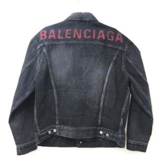 バレンシアガ(Balenciaga)の正規品美品　34 バレンシアガ　ストラス　デニムジャケット　Gジャン(Gジャン/デニムジャケット)