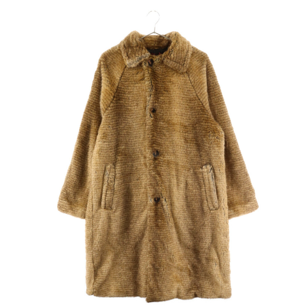 CLOT クロット 21AW FUR SOUTENCLLR COAT ファー ステンカラーコート ブラウン CL-A21-0000-11258センチ裄丈