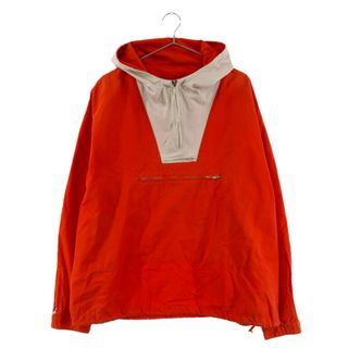 ジェイクルー(J.Crew)のJ.CREW ジェイクルー 90S バイカラー ハーフジップ アノラックジャケット ホワイト/オレンジ(フライトジャケット)