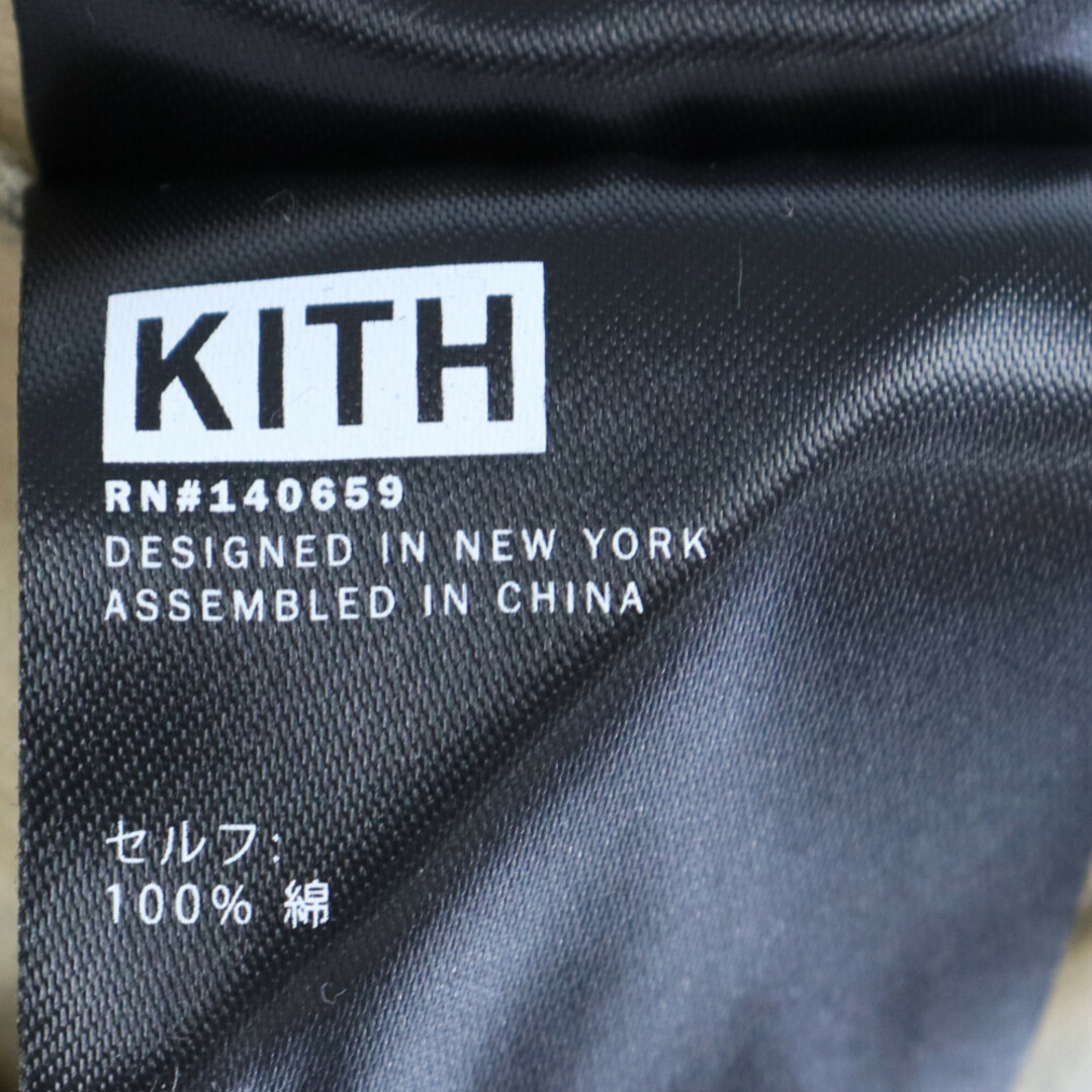 KITH キス 22AW レオパードコーデュロイシャツ KHM030658 ロゴ刺繍総柄長袖シャツ ブラウン メンズのトップス(シャツ)の商品写真