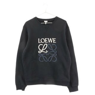 ロエベ LOEWE センター刺繍スウェット アナグラム カーキ 即完売デザイン古着屋avancer3176