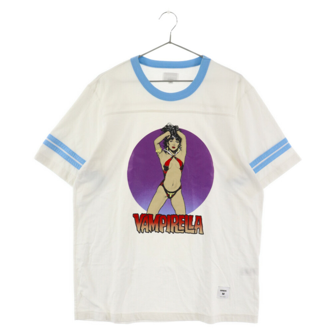 Supreme(シュプリーム)のSUPREME シュプリーム 17SS Vampirella S/S Football Top ヴァンピレラショートスリーブフットボールトップ Tシャツ 半袖カットソー プリント ホワイト メンズのトップス(Tシャツ/カットソー(半袖/袖なし))の商品写真