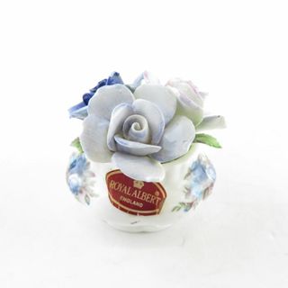 ロイヤルアルバート(ROYAL ALBERT)のROYAL ALBERT ロイヤルアルバート ムーンライトローズ フラワーオブジェ 陶器 陶花 置物 飾り インテリア SU5106V (置物)