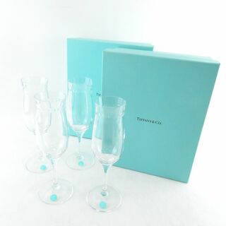 ティファニー(Tiffany & Co.)の未使用 TIFFANY＆Co. ティファニー スウィング シャンパングラス 4客 セット シャンパーニュ SU5110V (グラス/カップ)