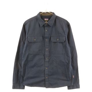 パタゴニア(patagonia)のPATAGONIA パタゴニア 19AW Four Canyons Twill Shirts オーガニックコットンシャツ 長袖シャツ ネイビー 53700FA19(シャツ)