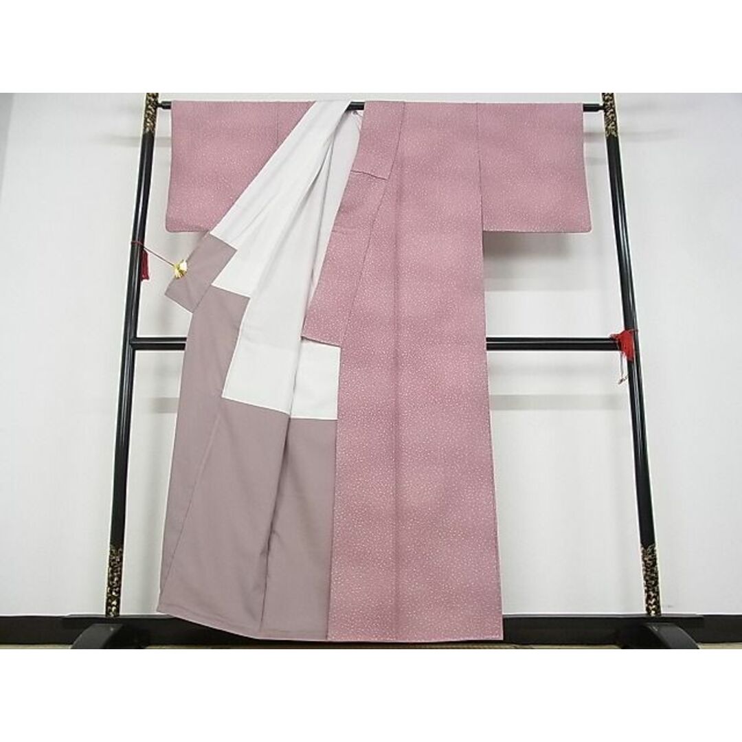 平和屋川間店■上質な小紋　霞文　暈し染め　着丈156.5cm　裄丈63cm　正絹　逸品　A-ma6225 レディースの水着/浴衣(着物)の商品写真