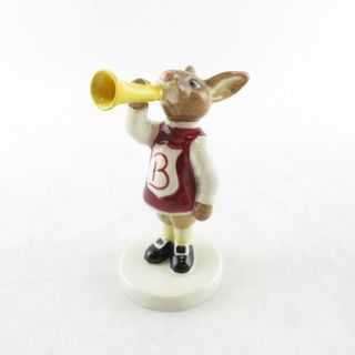 ロイヤルドルトン(Royal Doulton)の美品 ROYAL DOULTON ロイヤルドルトン バニキンズ ロイヤルファミリー DB49 HARRY THE HERALD フィギュリン 置物 陶器人形 オブジェ 英国 雑貨 SU5156V (置物)