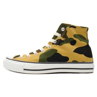 アベイシングエイプ(A BATHING APE)のA BATHING APE アベイシングエイプ APE STA HI エイプスターハイカットサイドジップスニーカー カモフラ US10/28cm(スニーカー)