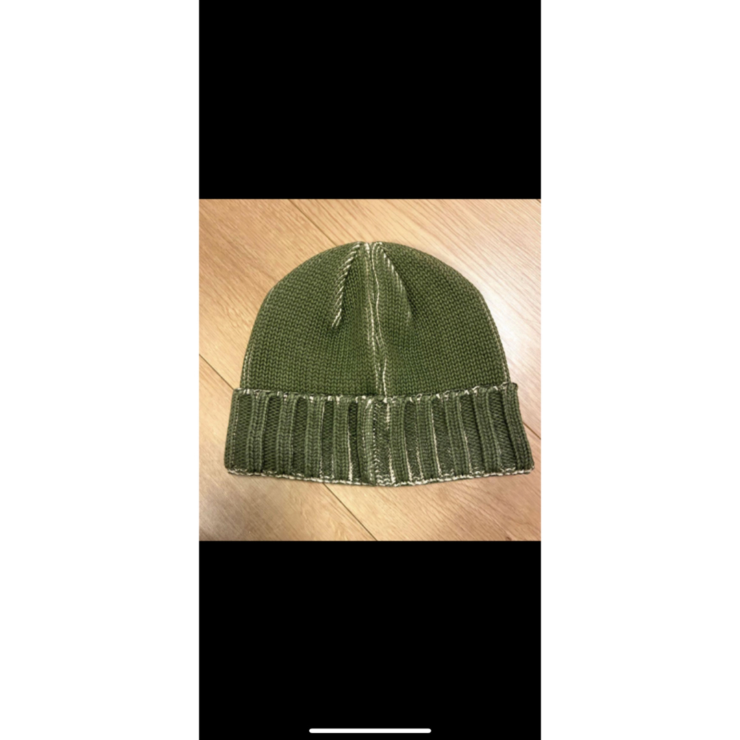 unusedsupreme overprint beanie olive