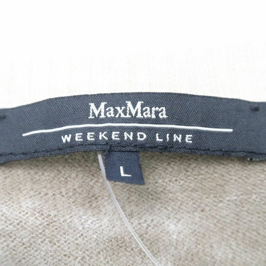 Max Mara(マックスマーラ)の美品 maxmaraWEEKEND マックスマーラ カーディガン L カシミヤ 長袖 レディース AN613A41  レディースのトップス(カーディガン)の商品写真