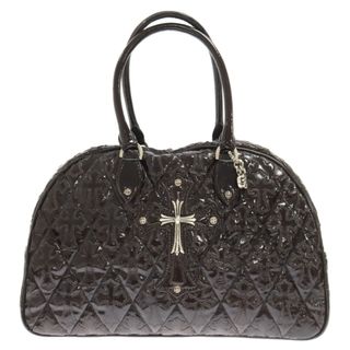 CHROME HEARTS クロムハーツ CH CRS LG Gym Bag Cemetery Cross ラージ CHクロス セメタリークロスパッチ ミディアム ジムバッグ ボストンバッグ