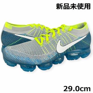 ナイキ(NIKE)の新品 ナイキ ヴェイパーマックス フライニット グレー ブルー 29.0cm(シューズ)