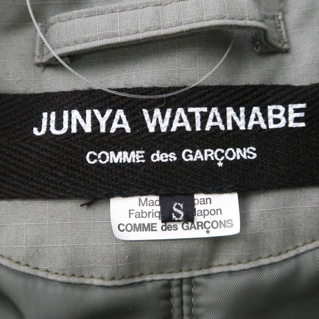 美品 JUNYA WATANABE COMME des GARCONS ジュンヤワタナベ コムデギャルソン JH-C003 コート S ナイロン 他 モッズ ミリタリー フェイクファー フード メンズ AM5438W  メンズのジャケット/アウター(ダッフルコート)の商品写真