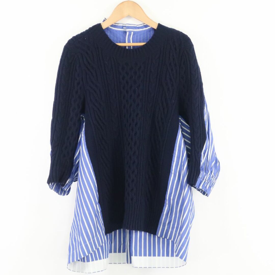 美品 sacai サカイ ウールニットプルオーバー 3 毛 綿 ストライプ シャツ ブラウス 切り替え レディース AO1560A48 | フリマアプリ ラクマ 美品 sacai サカイ ウールニットプルオーバー 3 毛 綿 ストライプ シャツ ブラウス 切り替え レディース AO1560A48 | フリマアプリ ラクマ