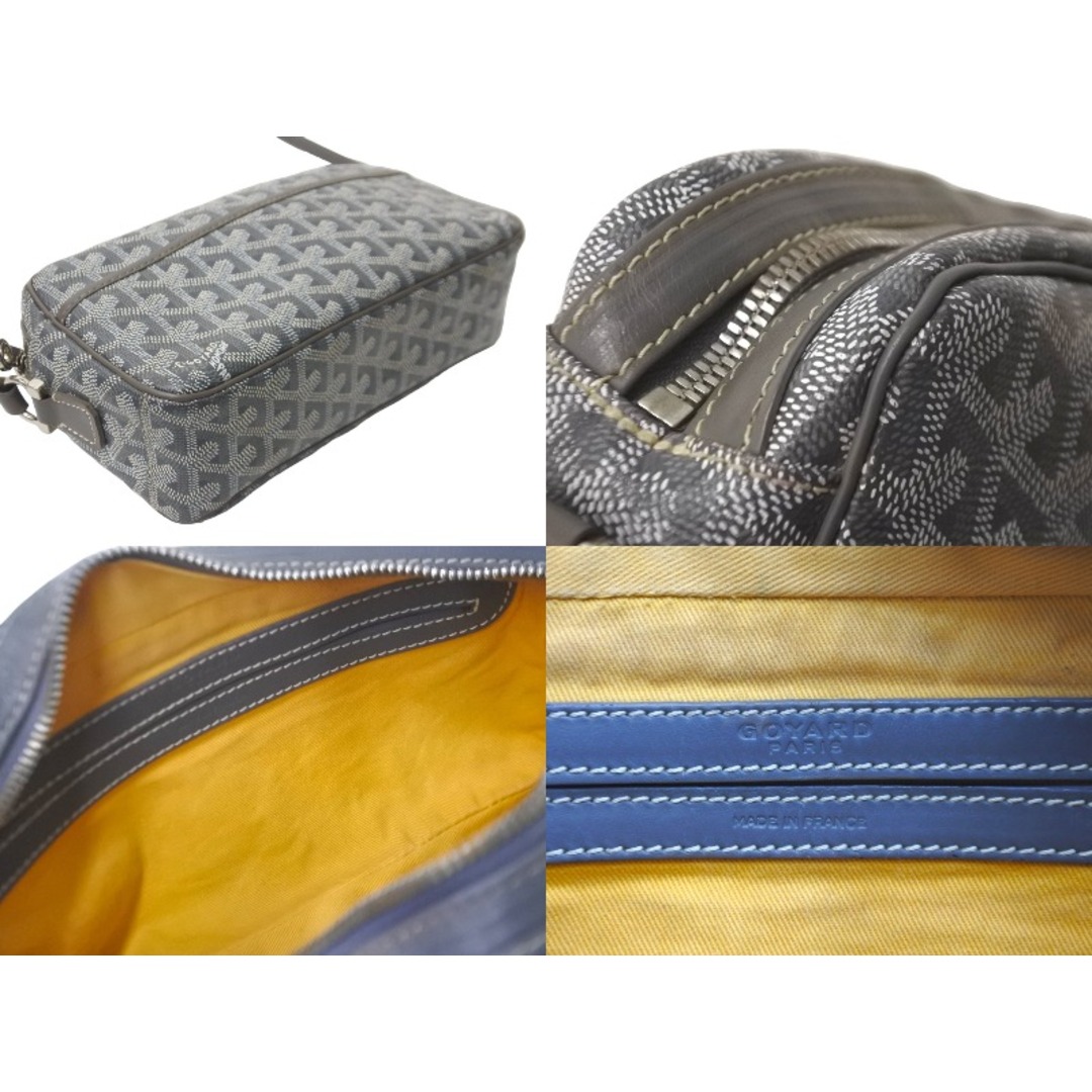 GOYARD(ゴヤール)のGOYARD ゴヤール ショルダーバッグ カップヴェールPM バッグ グレー ゴヤールディンキャンバス 美品 中古 59652 レディースのバッグ(ハンドバッグ)の商品写真