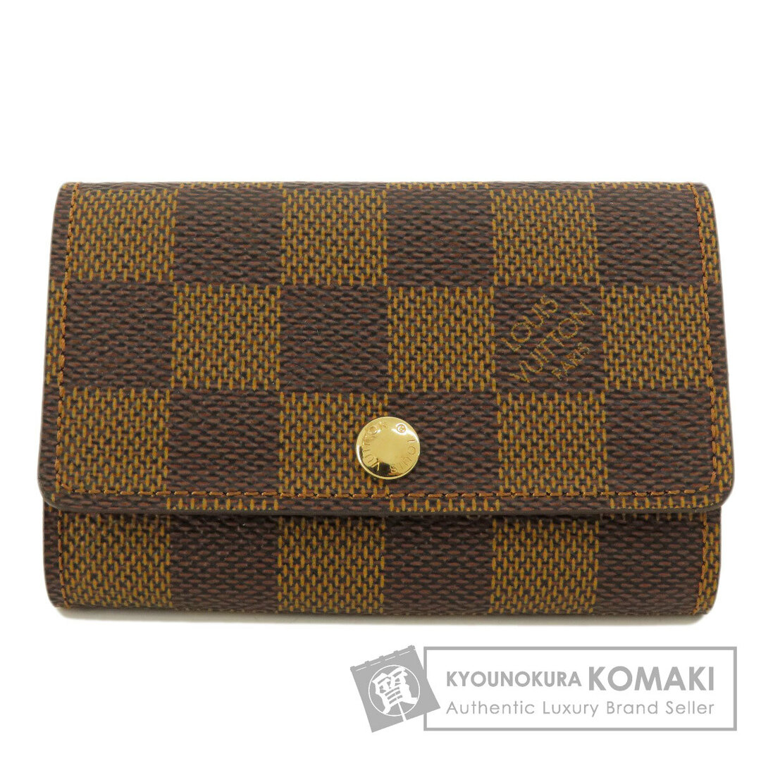 LOUIS VUITTON(ルイヴィトン)のLOUIS VUITTON N62630 ミュルティクレ6 ダミエ エベヌ キーケース ダミエキャンバス レディース レディースのファッション小物(キーケース)の商品写真