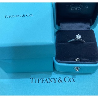 ティファニー(Tiffany & Co.)のティファニー　ダイヤ　PT950 リング(リング(指輪))