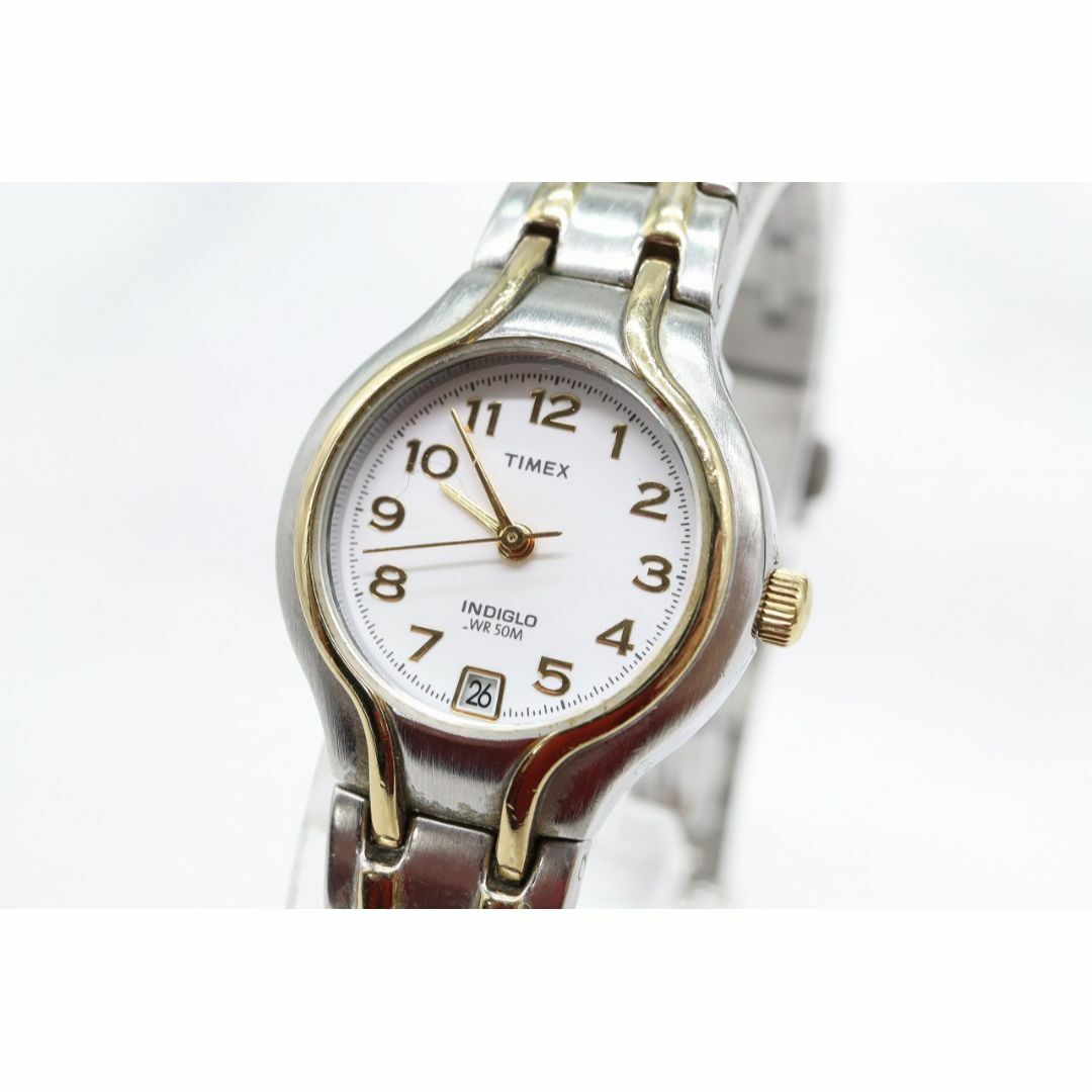 TIMEX(タイメックス)の【W124-1】動作品 電池交換済 タイメックス インディグロ 腕時計 レディースのファッション小物(腕時計)の商品写真