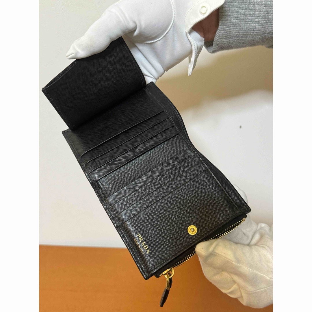 PRADA(プラダ)のPRADA サフィアーノ　パスケース付き二つ折り財布 レディースのファッション小物(財布)の商品写真