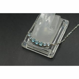 スタージュエリー(STAR JEWELRY)の美品　スタージュエリー　Silver925　7連　ジルコニア　ネックレス(ネックレス)