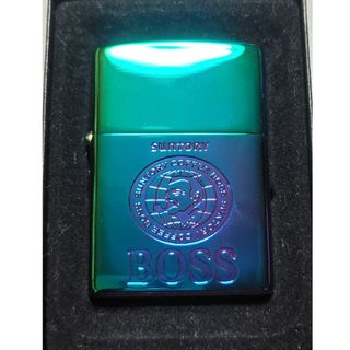 レア　新品未使用　ボス　ジッポ　レインボー　BOSS zippo サントリー(タバコグッズ)