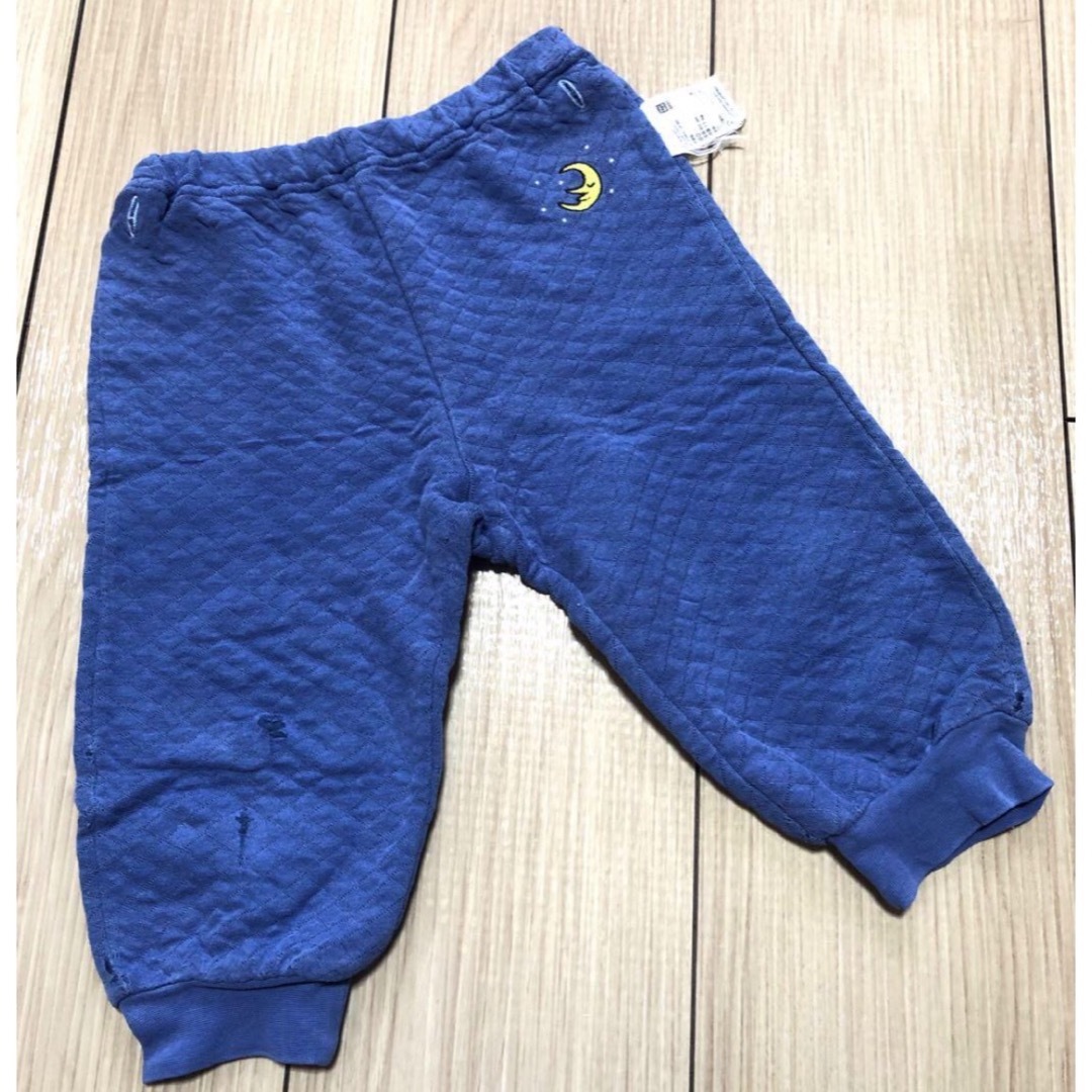 UNIQLO(ユニクロ)の【UNIQLO. Kids Foret】80ベビーパジャマ上下セット　2点 キッズ/ベビー/マタニティのベビー服(~85cm)(パジャマ)の商品写真