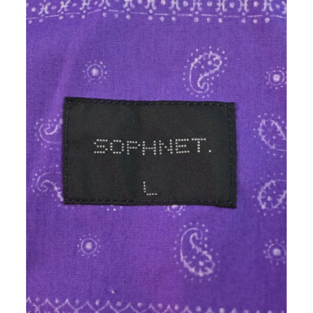SOPHNET.(ソフネット)のSOPHNET. ソフネット ショートパンツ L 紫x白(ペイズリー) 【古着】【中古】 メンズのパンツ(ショートパンツ)の商品写真