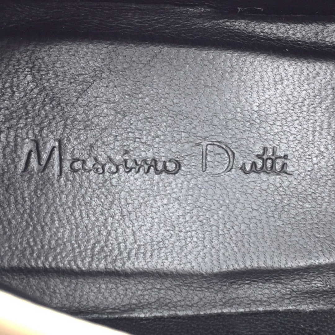 Massimo Dutti(マッシモデュッティ)のMassimo Dutti (マッシモデュッティ) レザーシューズ Massimo Dutti ローファー ホワイトベージュ 38 24.0cm 美品 レディースの靴/シューズ(ローファー/革靴)の商品写真