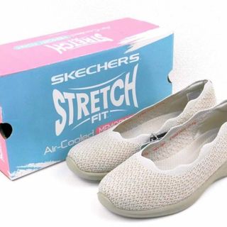 スケッチャーズ(SKECHERS)の訳あり スケッチャーズ スリッポン 左23.5cm 右24.5cm【1128】(バレエシューズ)