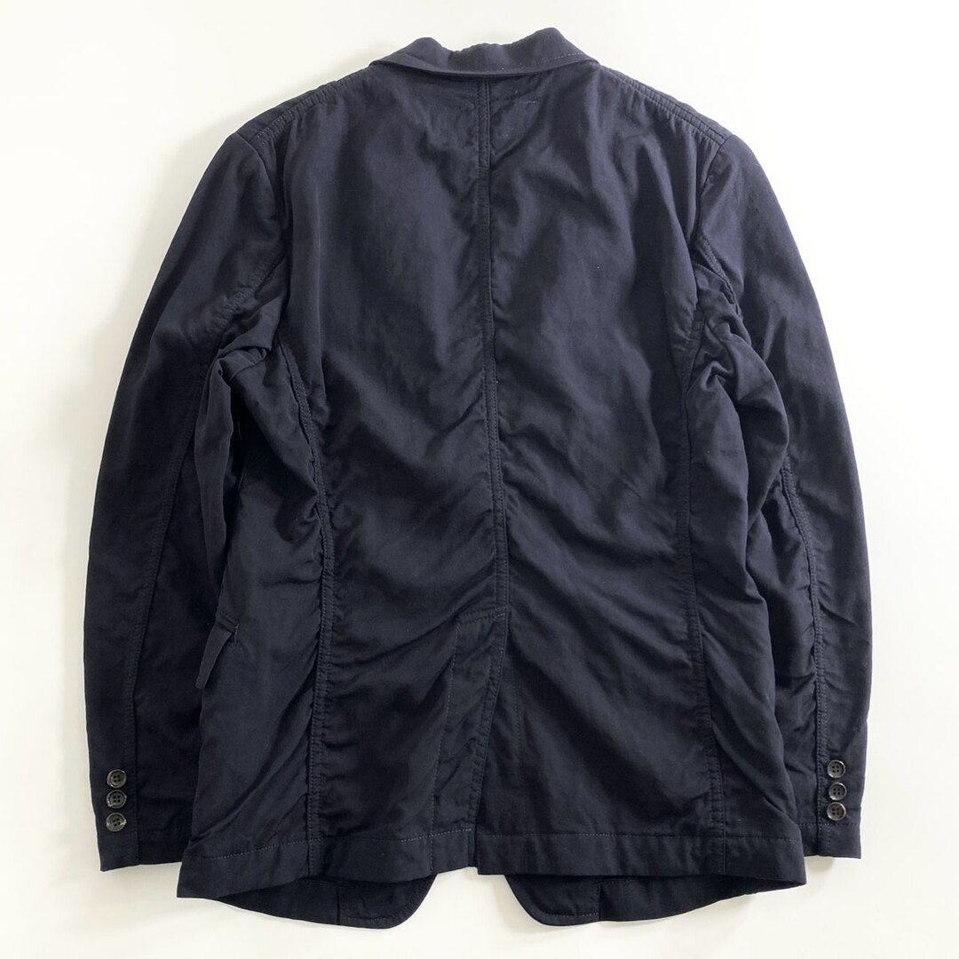 COMME des GARCONS(コムデギャルソン)の25a30 COMME des GARCONS HOMME コムデギャルソンオム 日本製 HB-J101 ウールギャバ 2Bテーラードジャケット ブレザー AD2018 XSサイズ ネイビー ウール MADE IN JAPAN メンズのジャケット/アウター(テーラードジャケット)の商品写真